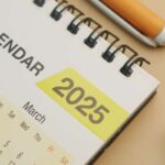 calendario con Ponti e Festività 2025